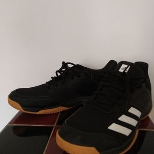 Adidas Ligra sneakers sz 11 US black/white/gum